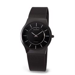 Image of Skagen Titanium Kollektion, sort Herre ur, 233LTMB